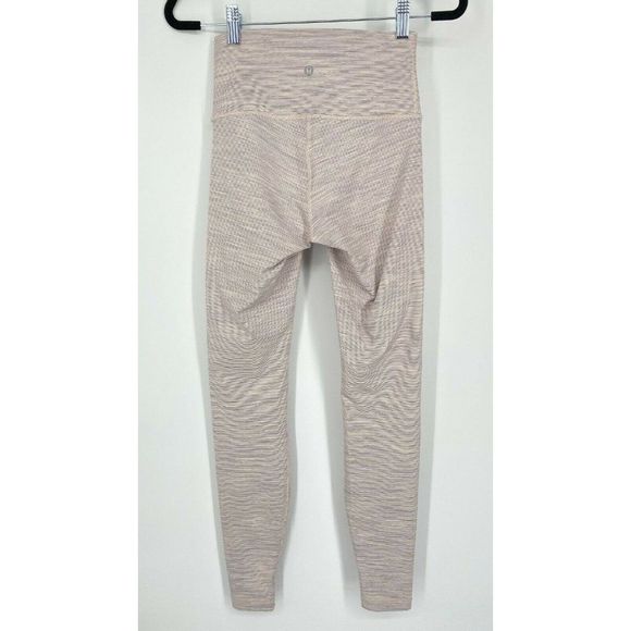 Lululemon Wunder Under High-Rise Tight Size 4 Athletic Stretch Pink Bliss Mauve - Picture 8 of 11